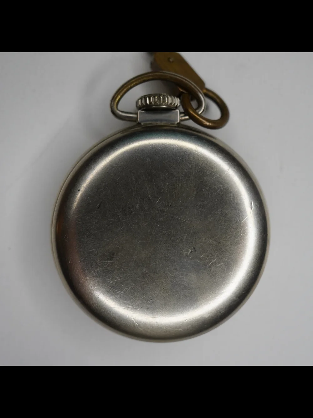 Vintage Westclox Scotty Shock Resistant Mechanical MEN'S Pocket Watch USA Runs